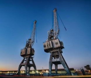 Dockkraan voor scheepsbouw en reparatie Scheepswerf Havenskraan Capaciteit 5 t -40 t