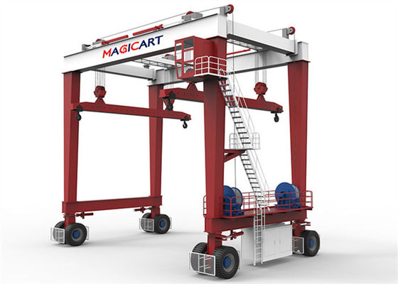 Aangepaste Regelbare Mobiele Op rails gemonteerde de Brugkranen 10t-1200t van RTG